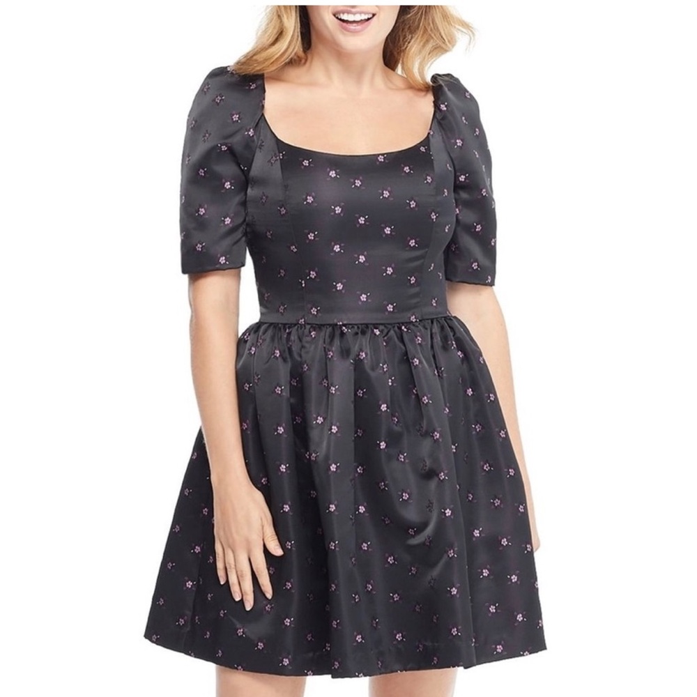 Gal Meets Glam Maude Daisy Bow Back Dress